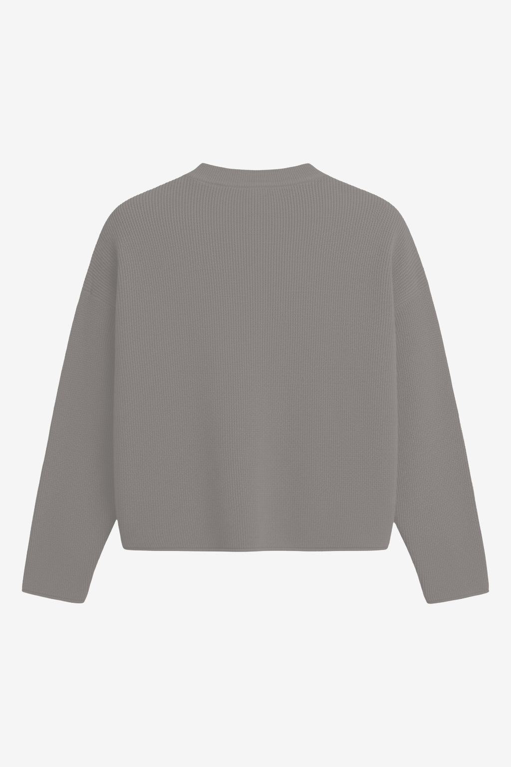 Waffle Knit Sweater (Cool Grey)