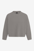 Waffle Knit Sweater (Cool Grey)