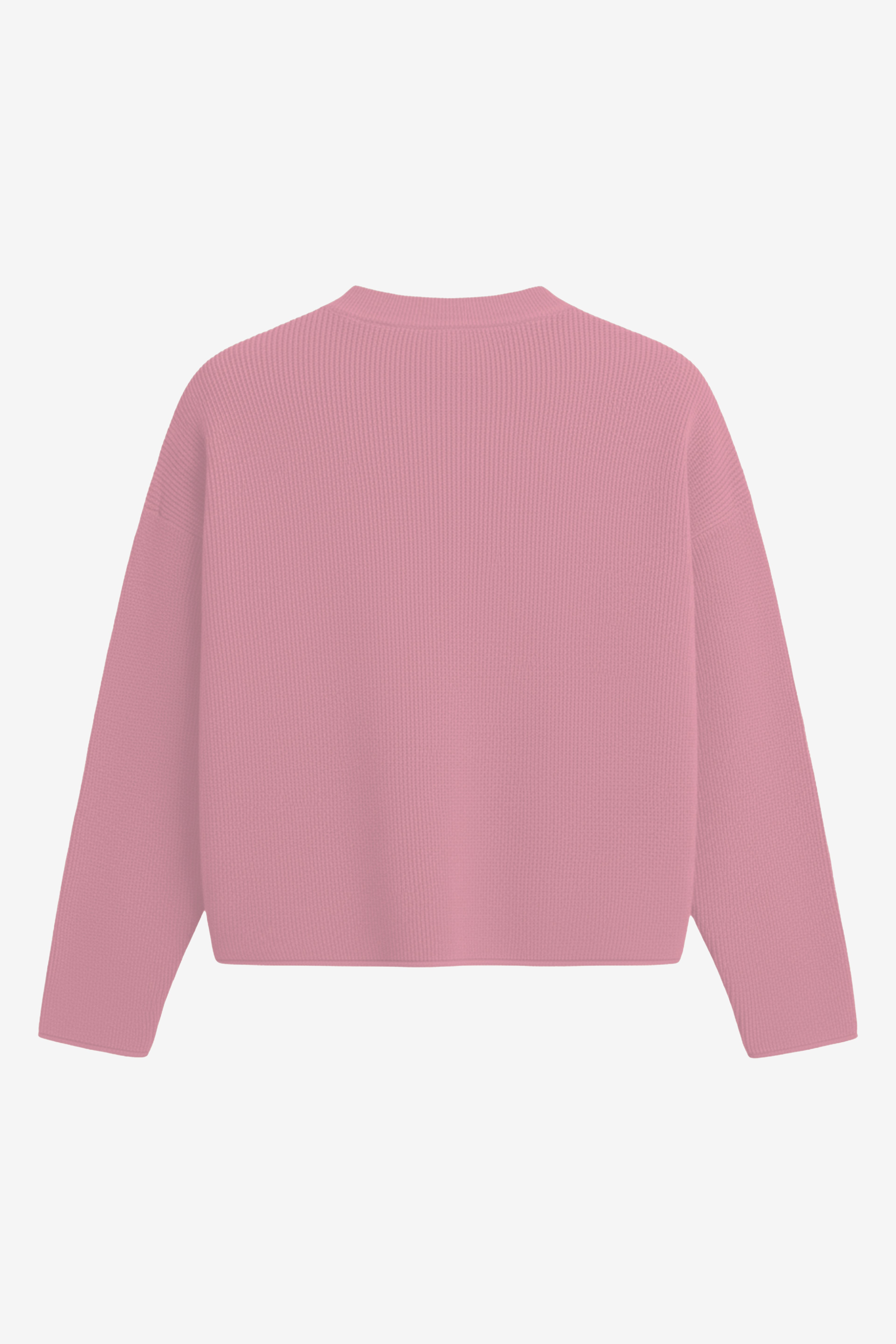 Waffle Knit Sweater (Rosewater Pink)